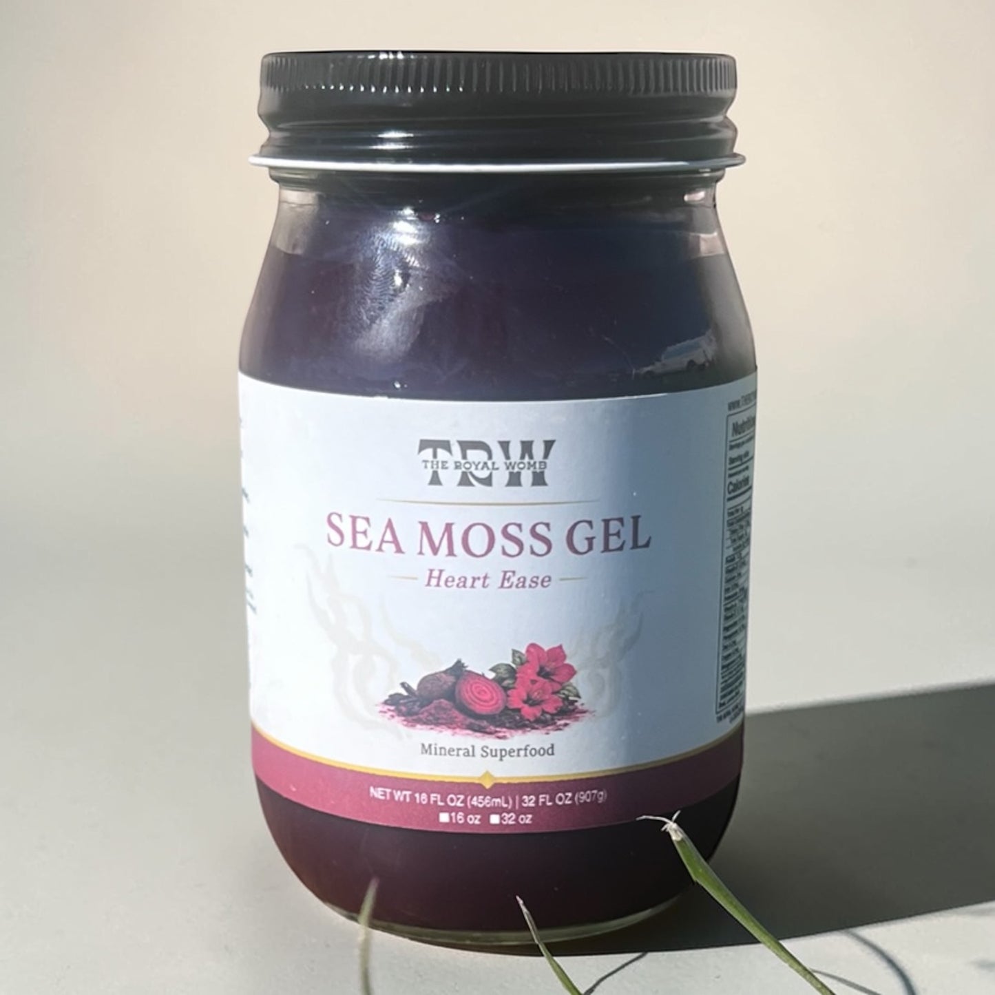 Heart Ease Sea Moss Gel with Hibiscus & Lemon Balm