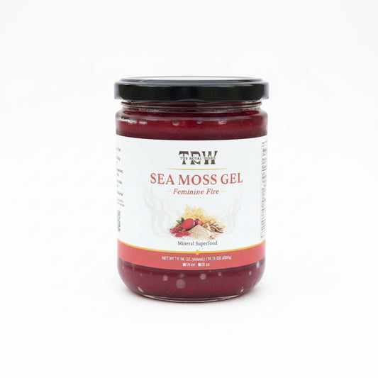 Feminine Fire Sea Moss Gel – Naturally Grounding, Sweet, and Revitalizing